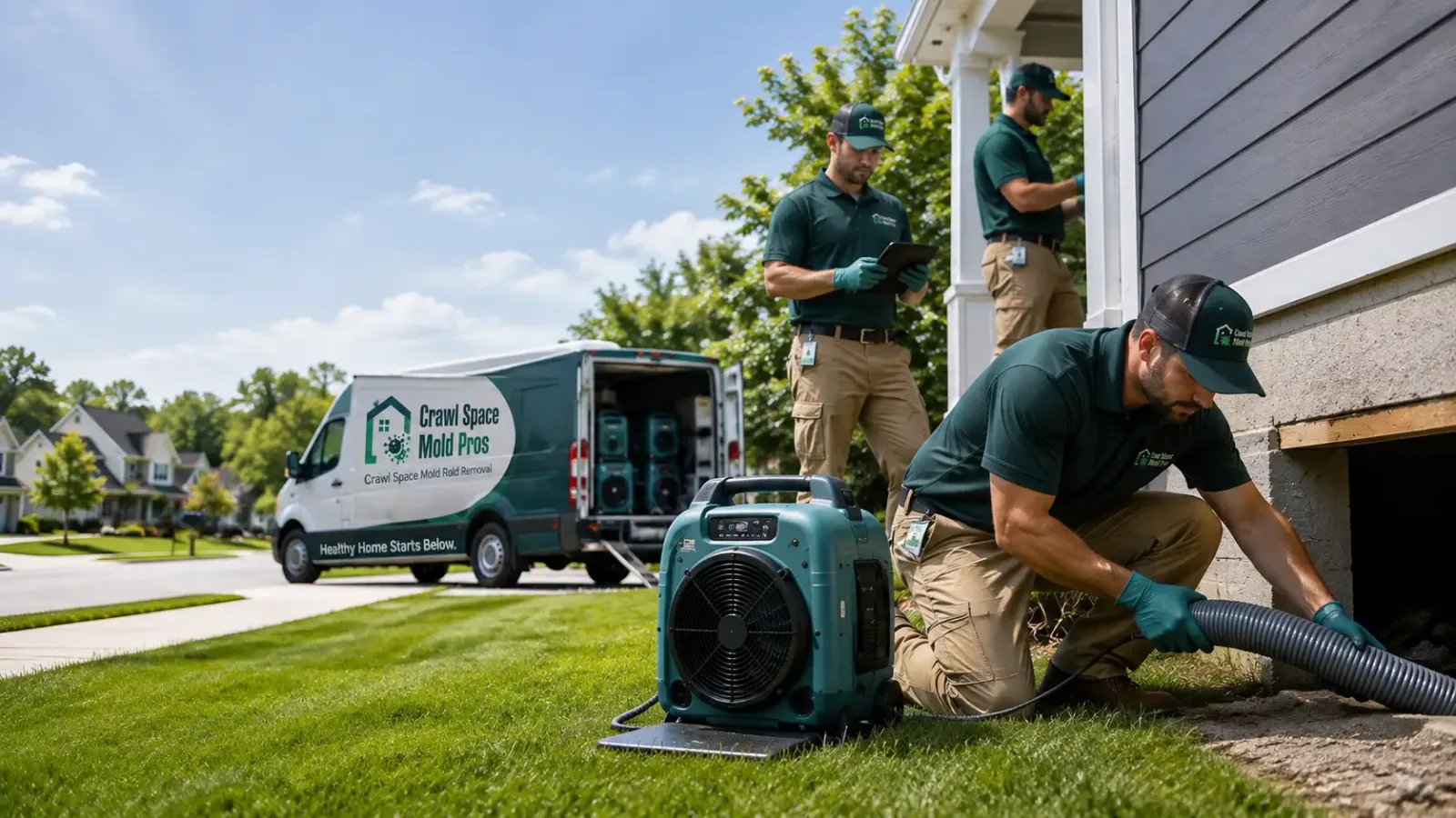 Crawl Space Mold Removal in Cincinnati, IA